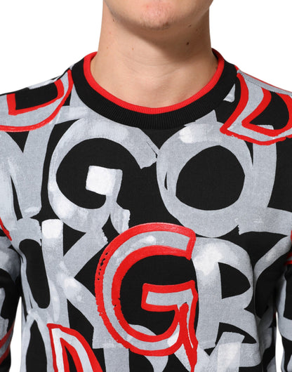 Dolce &amp; Gabbana Mehrfarbiger Sweatshirtpullover mit D&amp;G-Monogramm