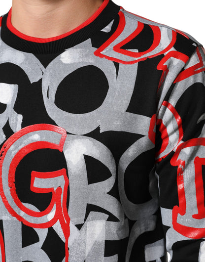 Dolce &amp; Gabbana Mehrfarbiger Sweatshirtpullover mit D&amp;G-Monogramm