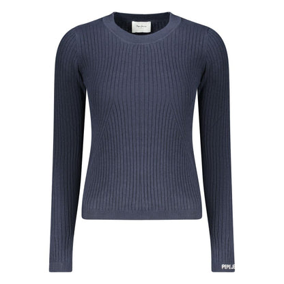 Pepe Jeans Blauer Baumwollpullover für Damen