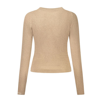 Pepe Jeans Beige Damen Pullover aus Baumwolle