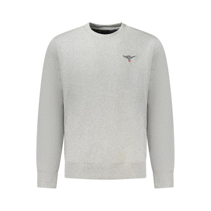 Accademia Militare Herrenpullover aus grauer Baumwolle