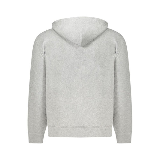 Calvin Klein Herren Kapuzenpullover aus grauer Baumwolle