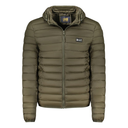 Cavalli Class Grüne Polyester Herrenjacke