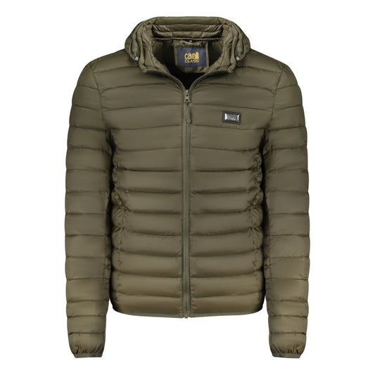 Cavalli Class Grüne Polyester Herrenjacke