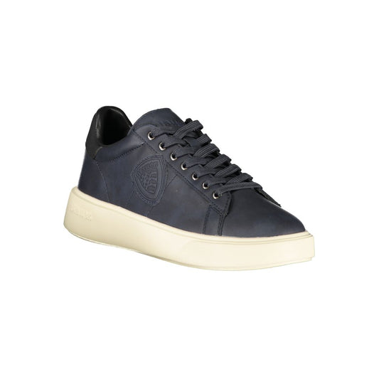 Blauer blauer Herren-Sneaker aus Polyester