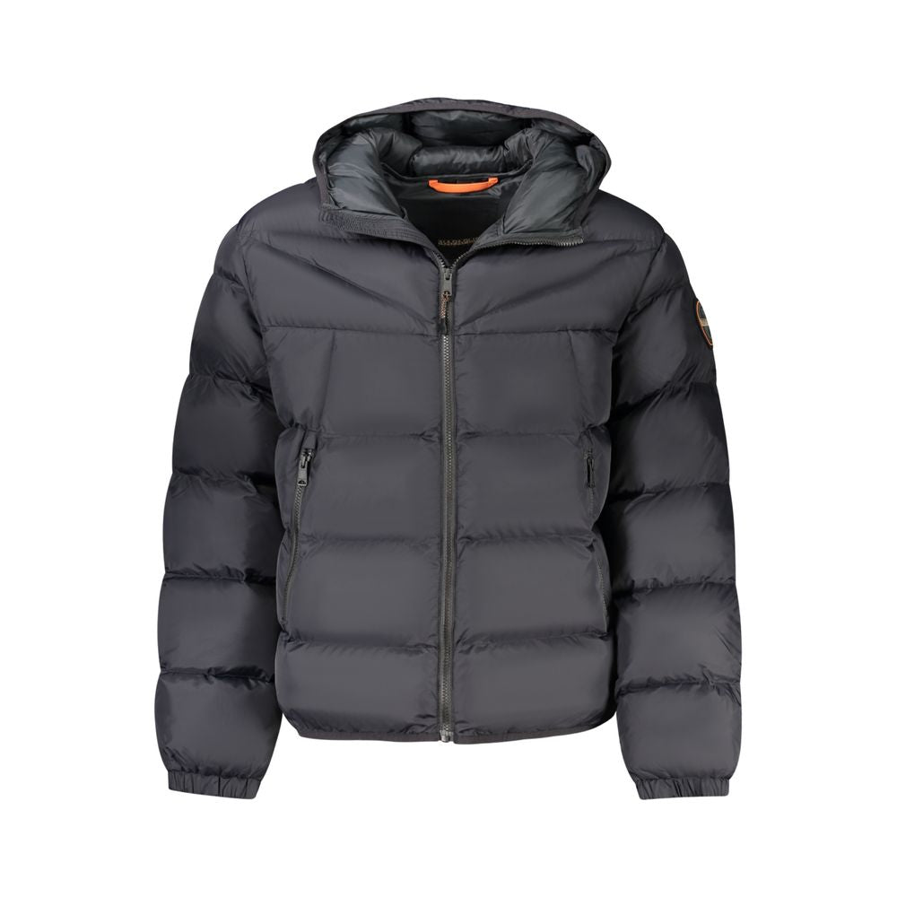 Napapijri Schwarze Polyamid-Herrenjacke