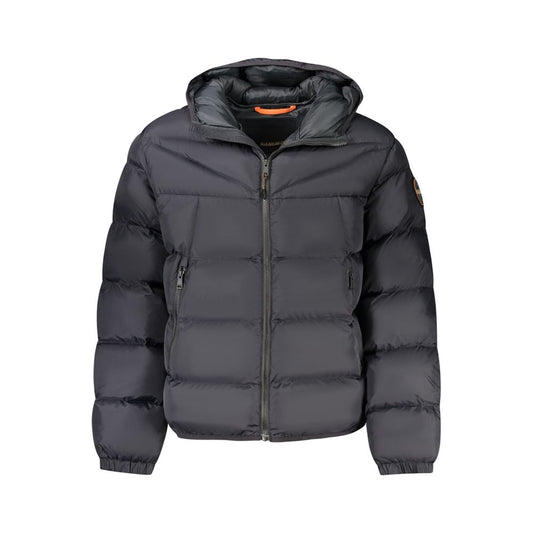 Napapijri Schwarze Polyamid-Herrenjacke