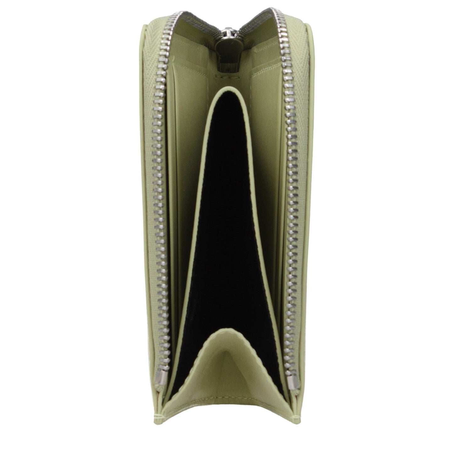 Jil Sander Grüne Ledergeldbörsen