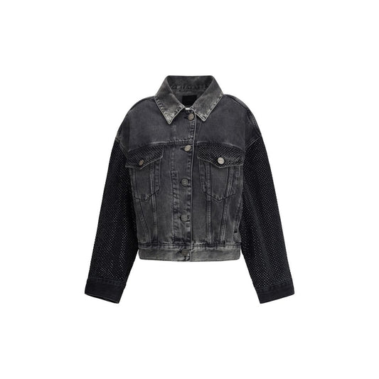 PINKO Die Trucker-Jacke mit Mini-Nieten
