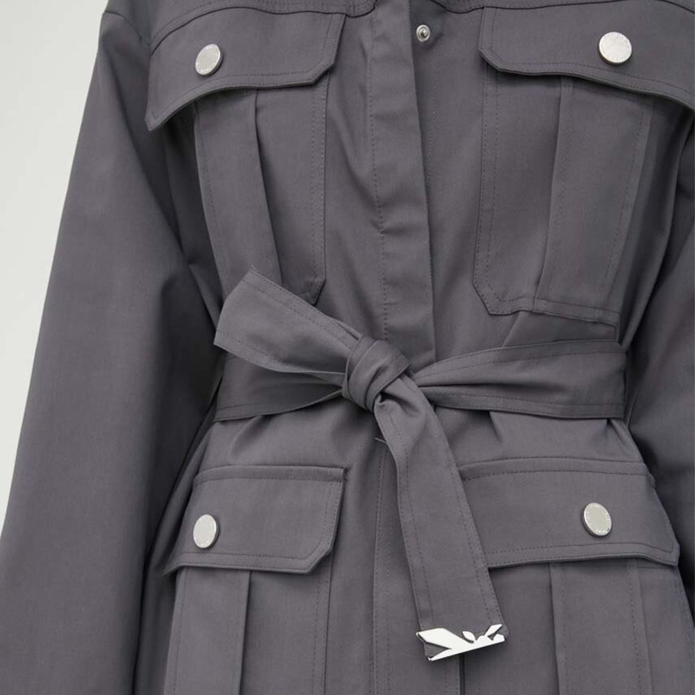 Patrizia Pepe Graue Baumwolljacken und -mäntel