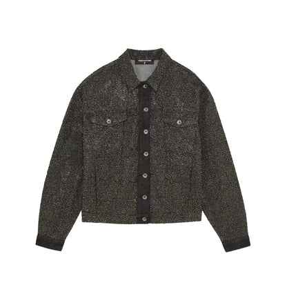 Patrizia Pepe Black Cotton Jackets & Coat