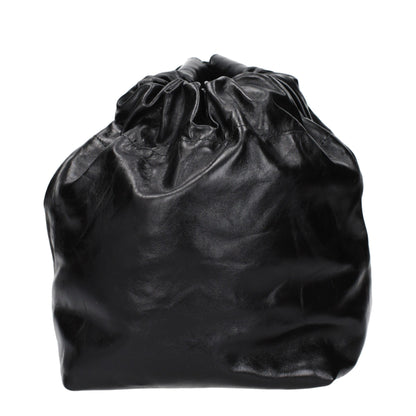 Jil Sander Schwarze Lederhandtaschen