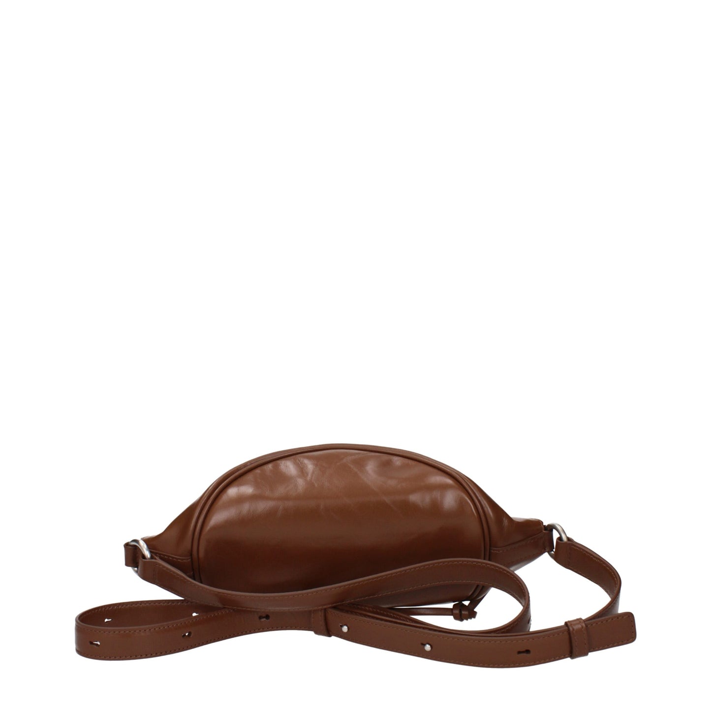 Jil Sander braune Leder-Umhängetasche