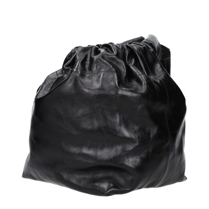 Jil Sander Schwarze Lederhandtaschen