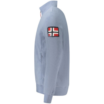 Norwegen 1963 Blauer Polyester-Herrenpullover