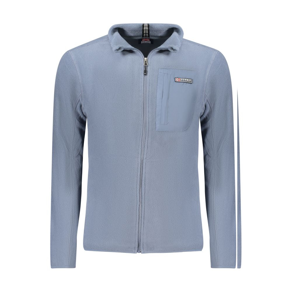 Norwegen 1963 Blauer Polyester-Herrenpullover