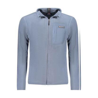 Norwegen 1963 Blauer Polyester-Herrenpullover