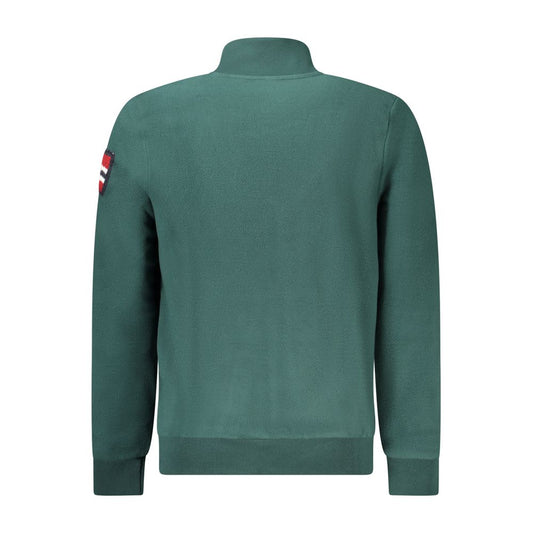 Norwegen 1963 Grüner Polyester-Herrenpullover