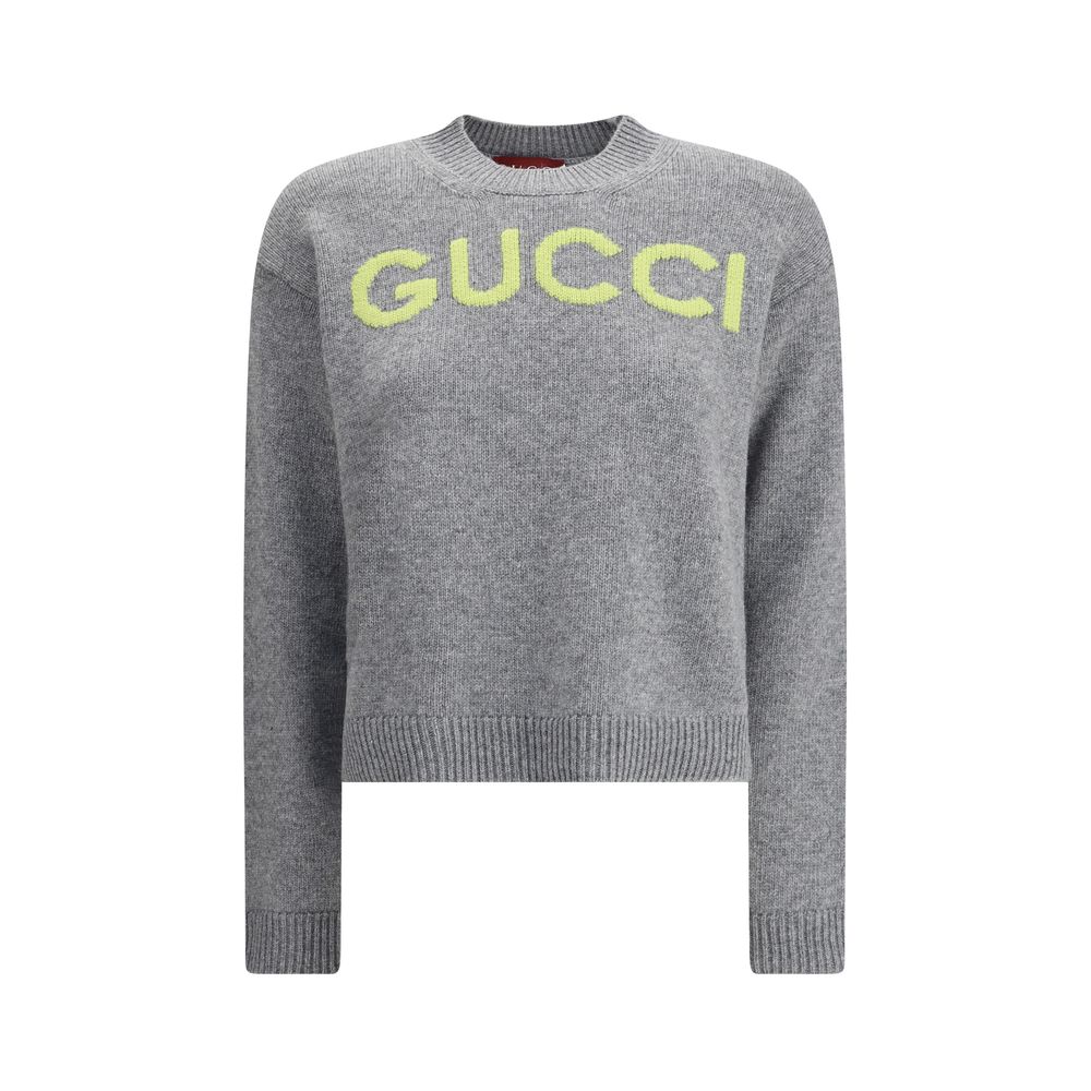 Gucci Wollpullover mit gesticktem Monogramm