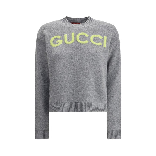 Gucci Gray Wool Sweatshirt