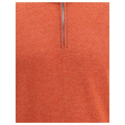 Brunello Cucinelli Red Cashmere Sweatshirt