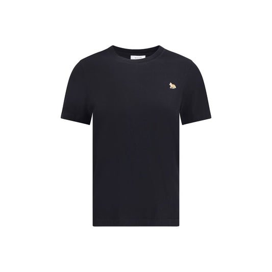 Maison Kitsuné Black Cotton T-Shirt