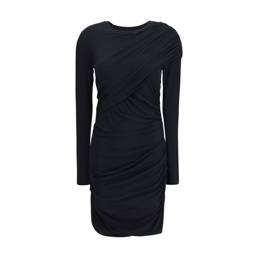 Marant Etoile Denise kurzes Kleid aus drapiertem Jersey