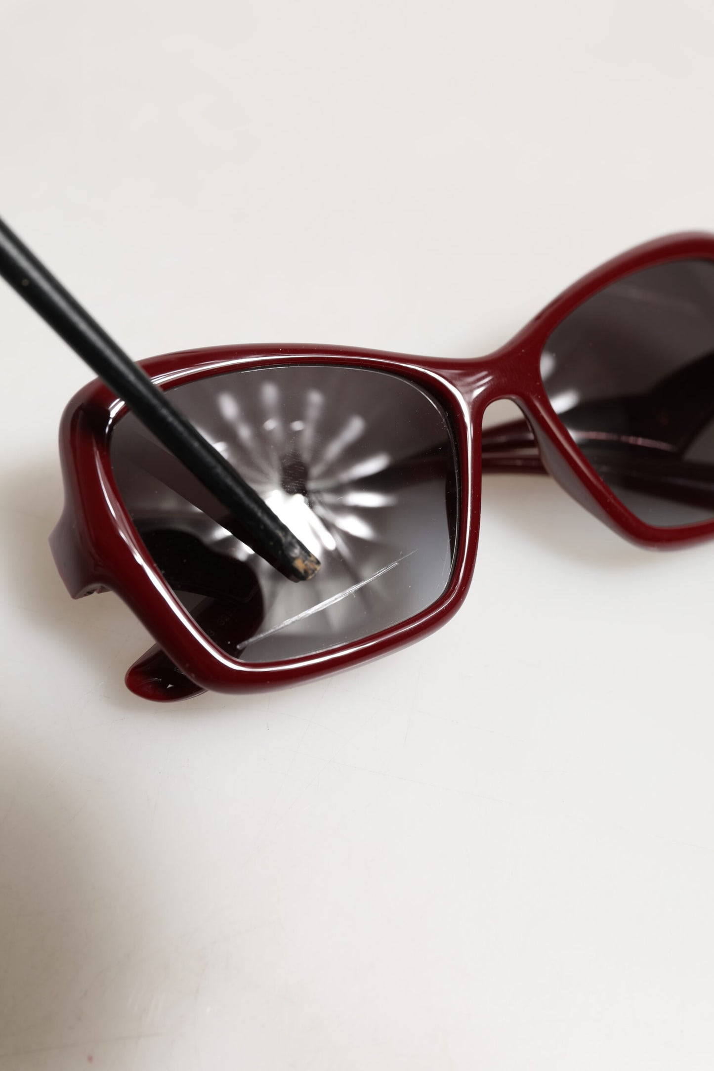 Dolce &amp; Gabbana DG6153 Bordeaux Cat Eye Damen Sonnenbrille