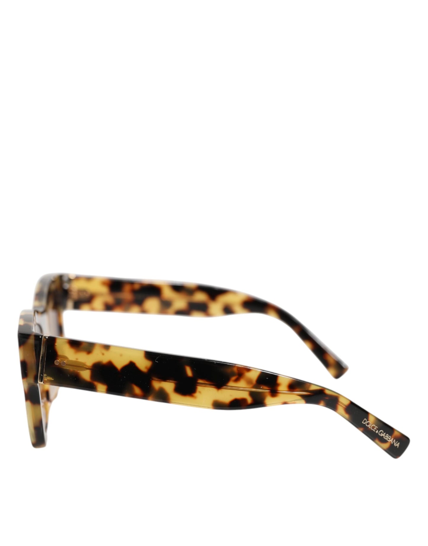 Dolce &amp; Gabbana DG4379F Sonnenbrille aus Acetat mit Farbverlauf in Schildpattoptik in Weiß