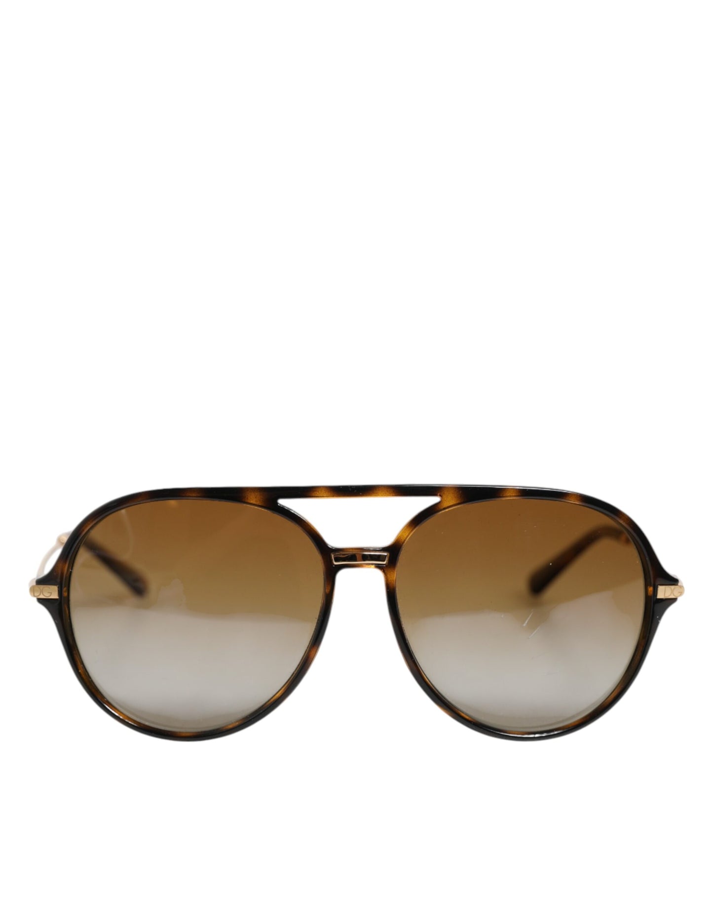 Dolce &amp; Gabbana DG6159 Sonnenbrille mit polarisiertem Rahmen und Verlaufsgläsern in Havanna
