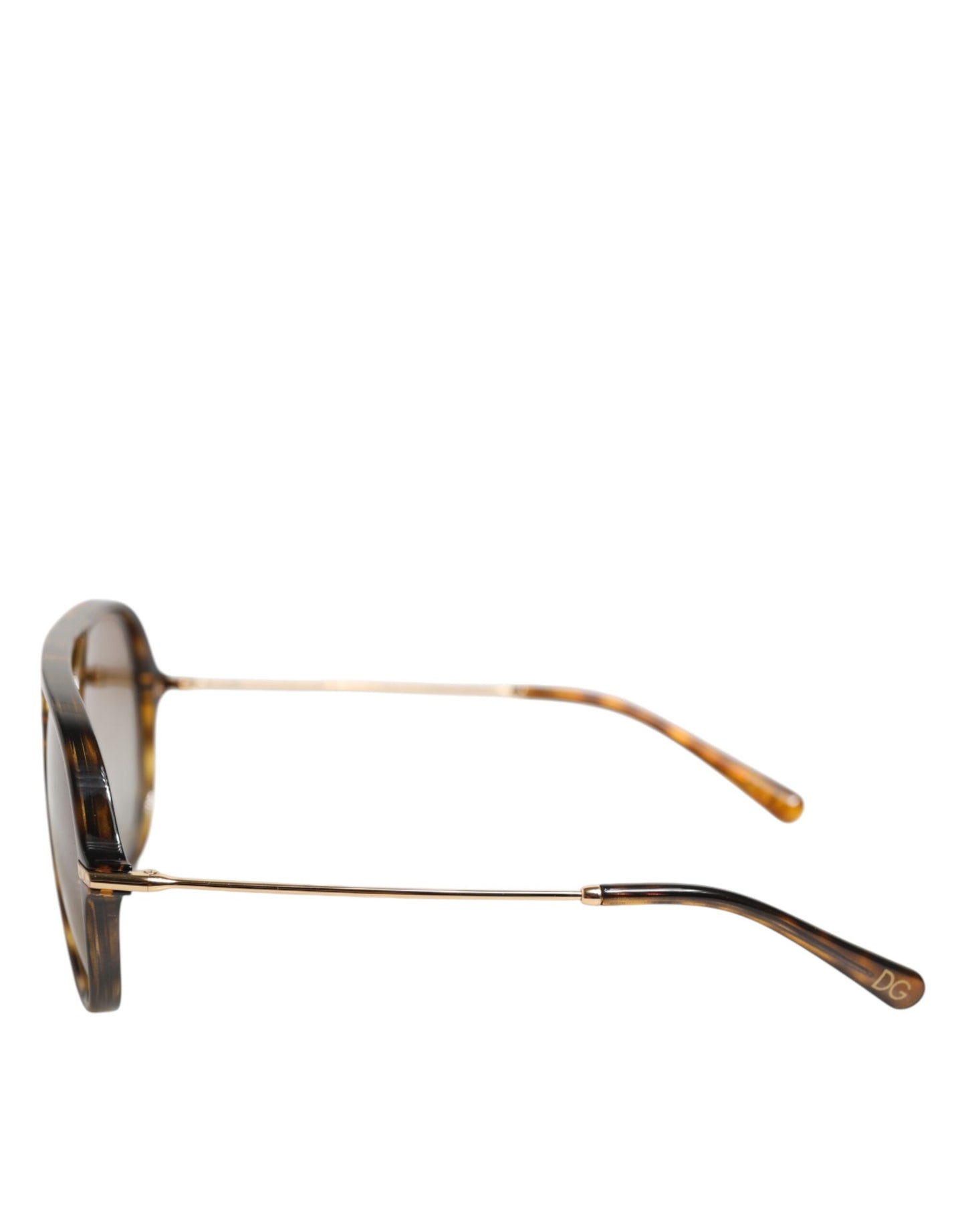 Dolce &amp; Gabbana DG6159 Sonnenbrille mit polarisiertem Rahmen und Verlaufsgläsern in Havanna