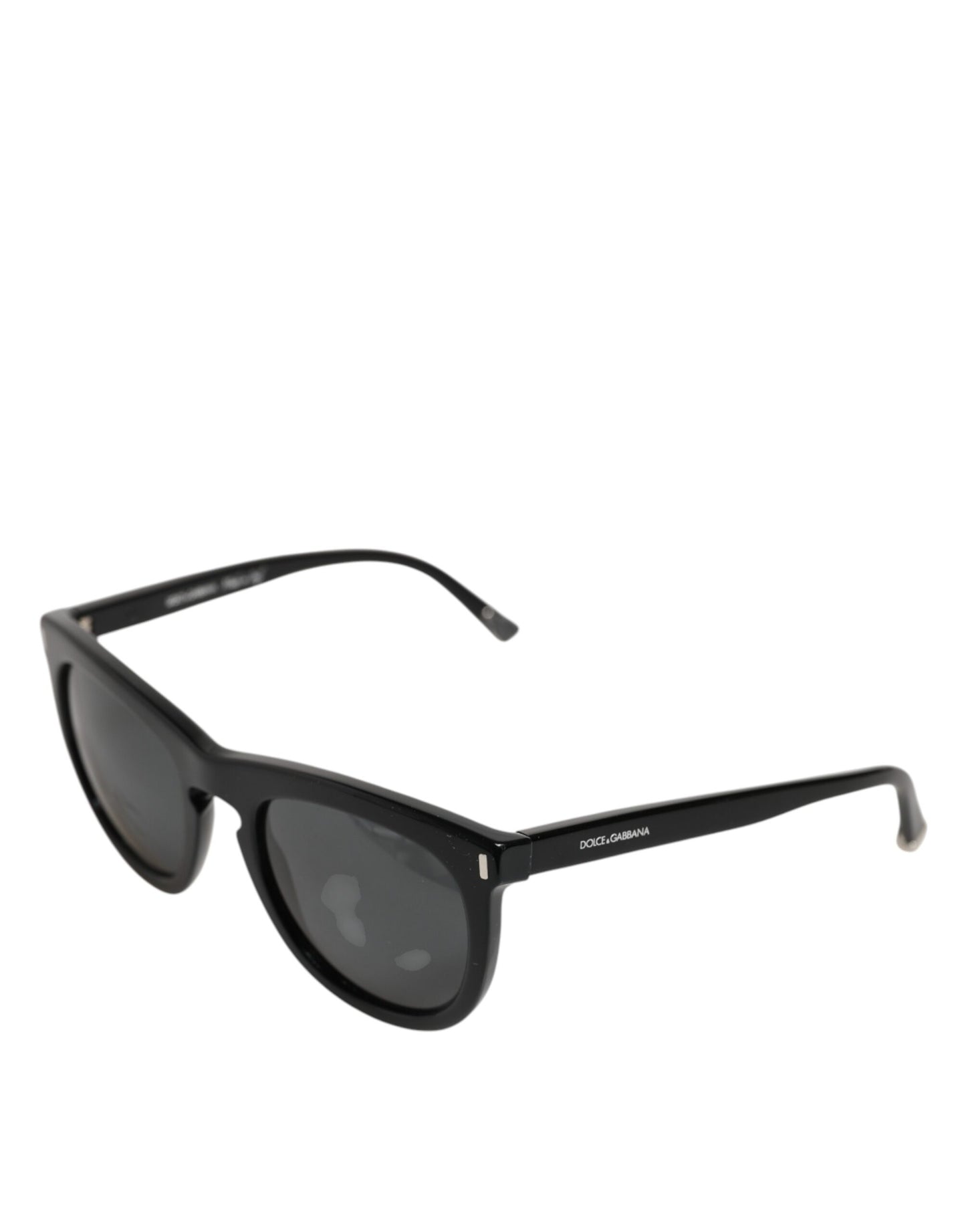Dolce &amp; Gabbana DG4281 Schwarze Sonnenbrille mit rundem Rahmen und Vollrand