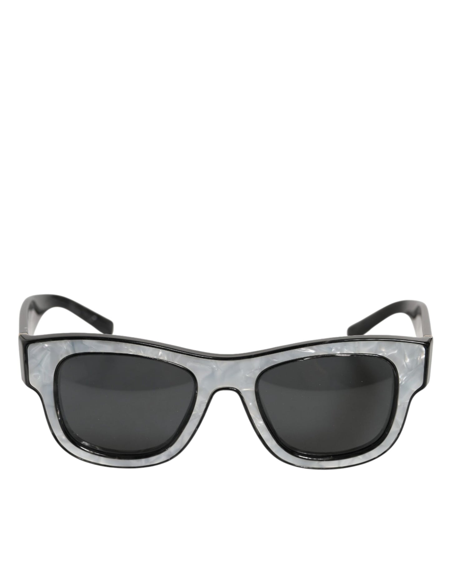 Dolce &amp; Gabbana DG4379F Sonnenbrille mit perlweißem Acetatrahmen