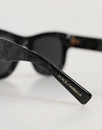 Dolce &amp; Gabbana DG4379F Sonnenbrille mit perlweißem Acetatrahmen