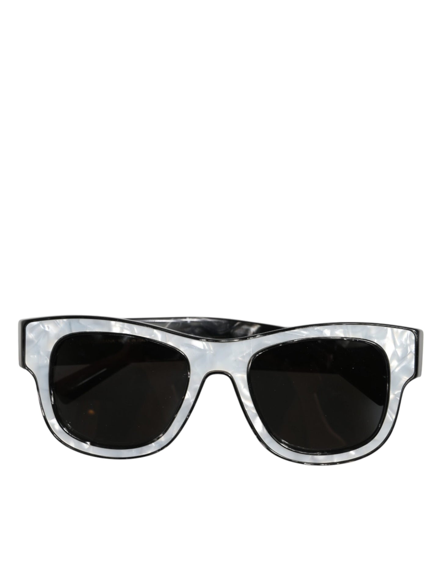 Dolce &amp; Gabbana DG4379F Sonnenbrille mit perlweißem Acetatrahmen