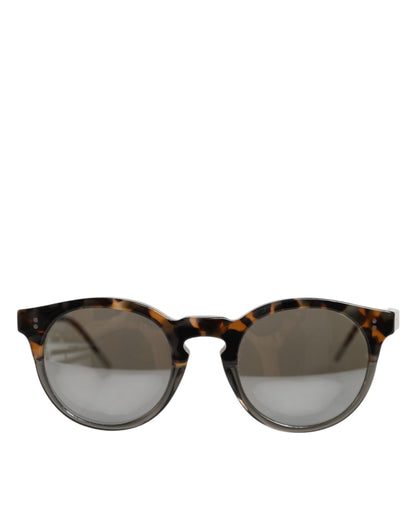 Dolce &amp; Gabbana DG4334B Sonnenbrille mit rundem Rahmen in Braun mit Schildpatt-Optik