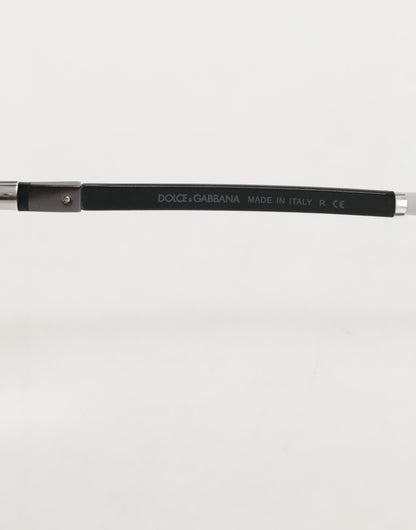 Dolce &amp; Gabbana – Sonnenbrille aus der Basalto-Kollektion mit schwarzem Stahlrahmen