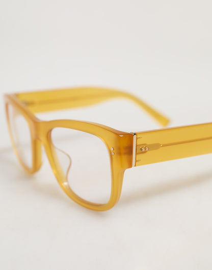 Dolce &amp; Gabbana – Exzentrische Sonnenbrille aus gelbem Acetat