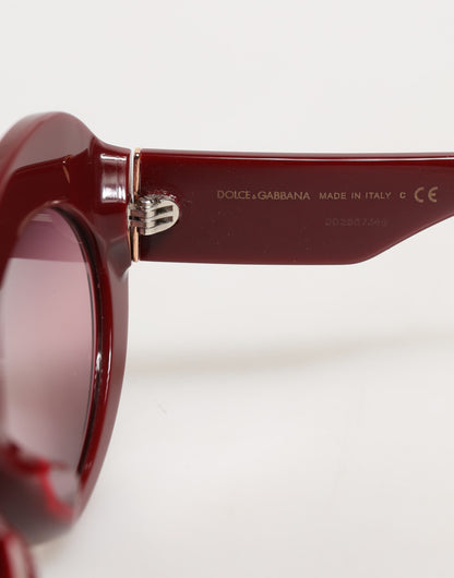 Dolce &amp; Gabbana – Ovale Sonnenbrille aus Acetat mit Blumendruck