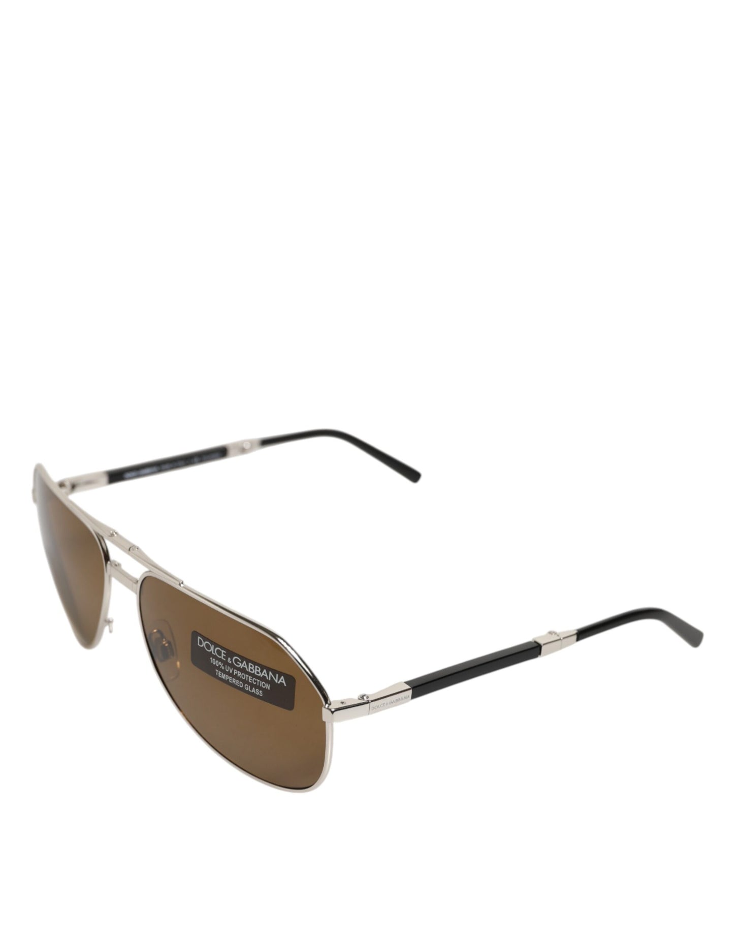Dolce &amp; Gabbana DG2106K Pilotenbrille mit silbernem Rahmen