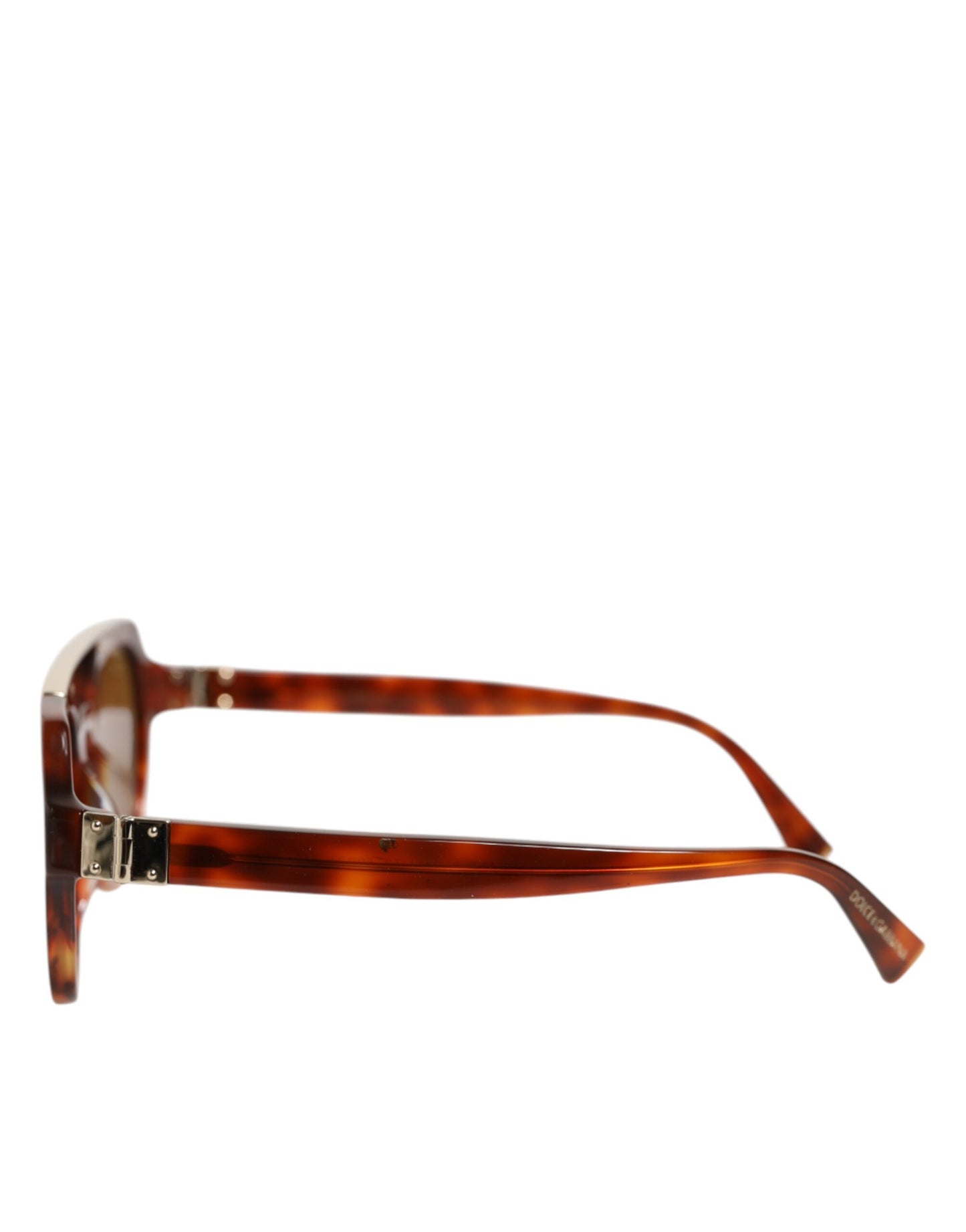 Dolce &amp; Gabbana DG4313F Sonnenbrille mit braunem Schildpatt-Pilotenrahmen