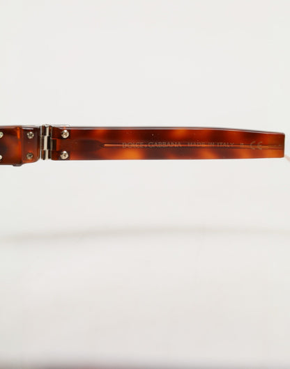 Dolce &amp; Gabbana DG4313F Sonnenbrille mit braunem Schildpatt-Pilotenrahmen
