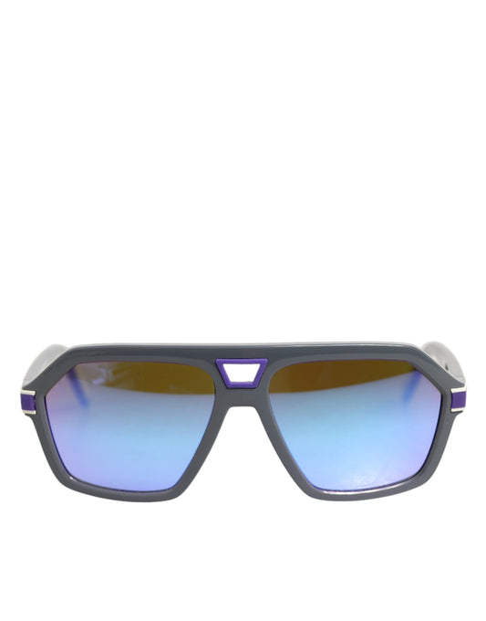 Dolce &amp; Gabbana Blaue Acetat-Pilotenbrille Sonnenbrille