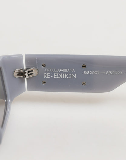 Dolce &amp; Gabbana Hellgraue Re-Edition Shades Eyewear Sonnenbrille
