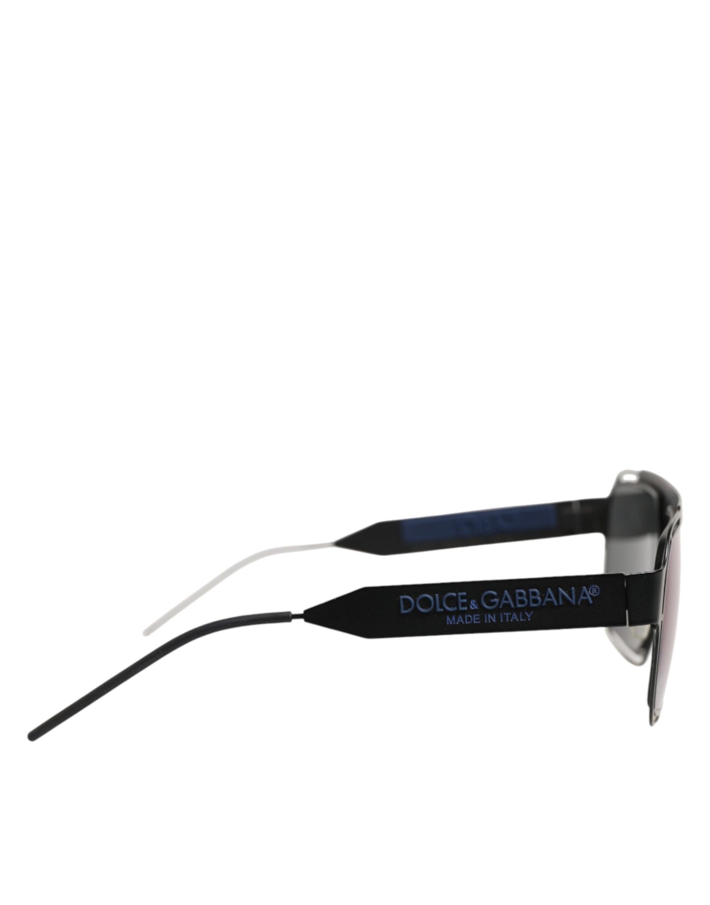 Dolce &amp; Gabbana – Sonnenbrille mit Pilotengestell aus schwarzem Metall
