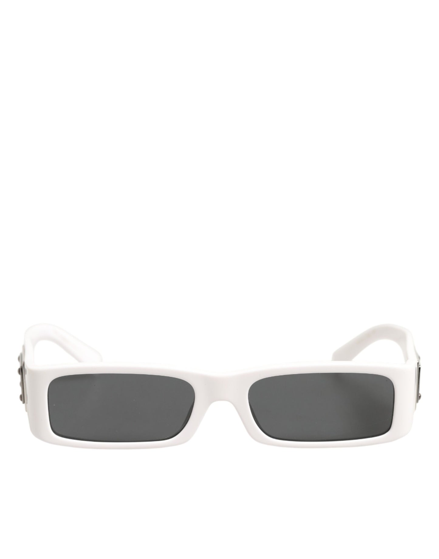 Dolce &amp; Gabbana – Re-Edition Shades Eyewear – Sonnenbrille mit weißem Rahmen
