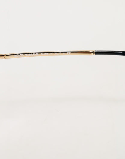 Dolce &amp; Gabbana Schwarzes Acetat-Cat-Eye-Gestell, Brillen-Leseglas