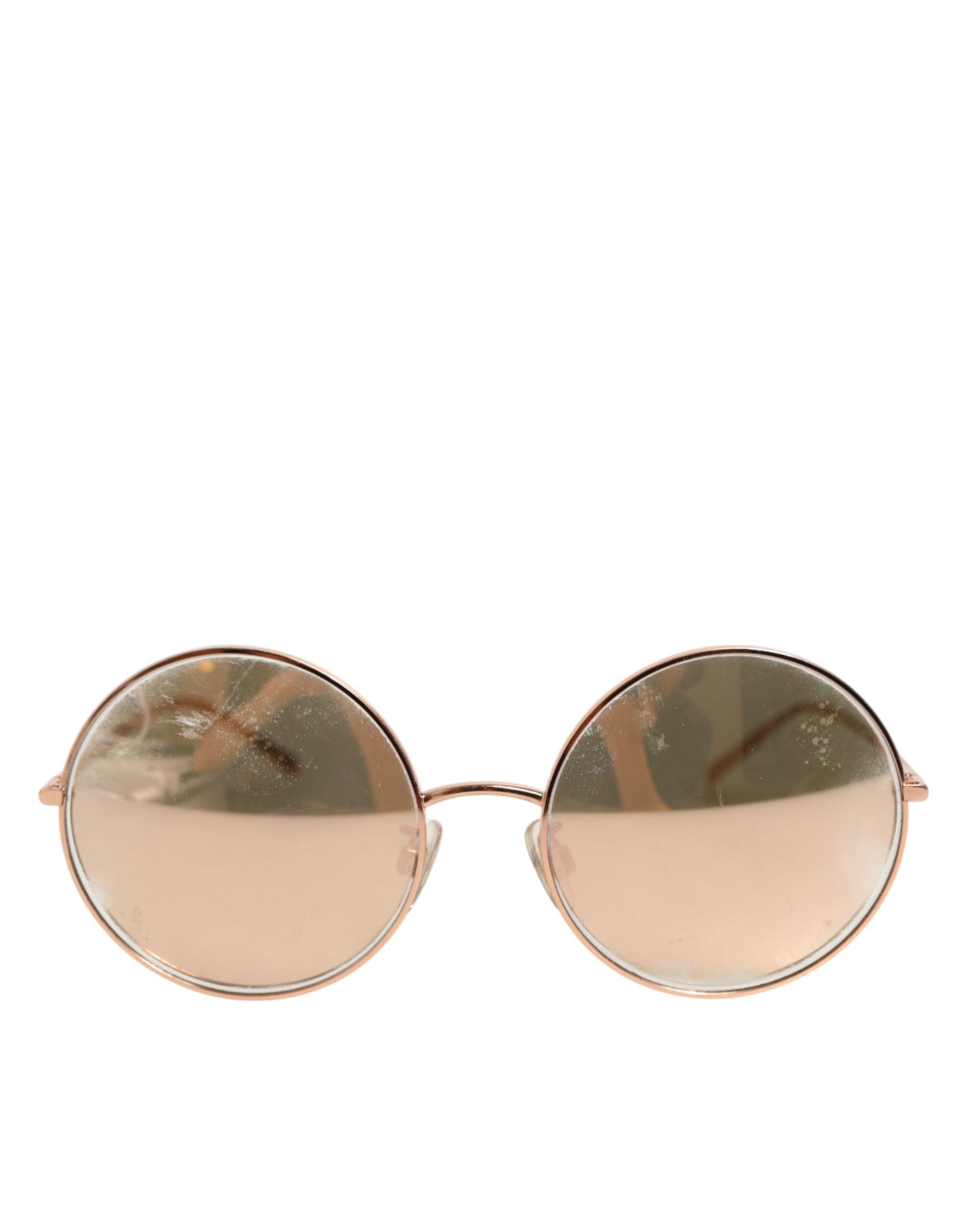 Dolce &amp; Gabbana DG2215K Sonnenbrille mit runden Gläsern aus goldenem Metall