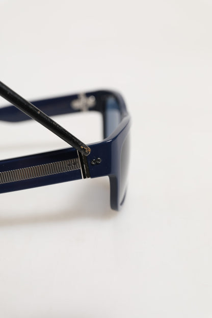 Dolce &amp; Gabbana – Sonnenbrille mit blauem Acetatrahmen und polarisierten Gläsern