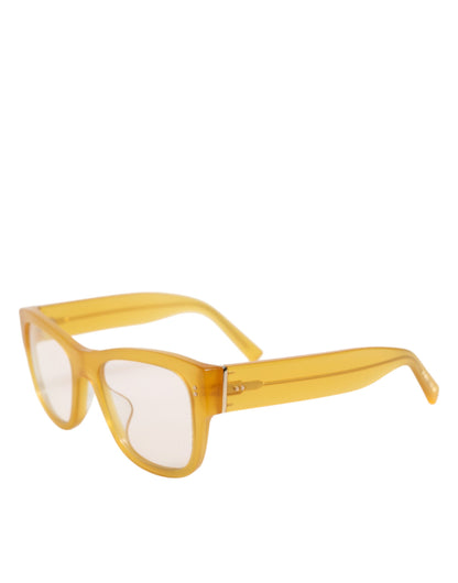 Dolce &amp; Gabbana DG4338F – Exzentrische Sonnenbrille aus gelbem Acetat